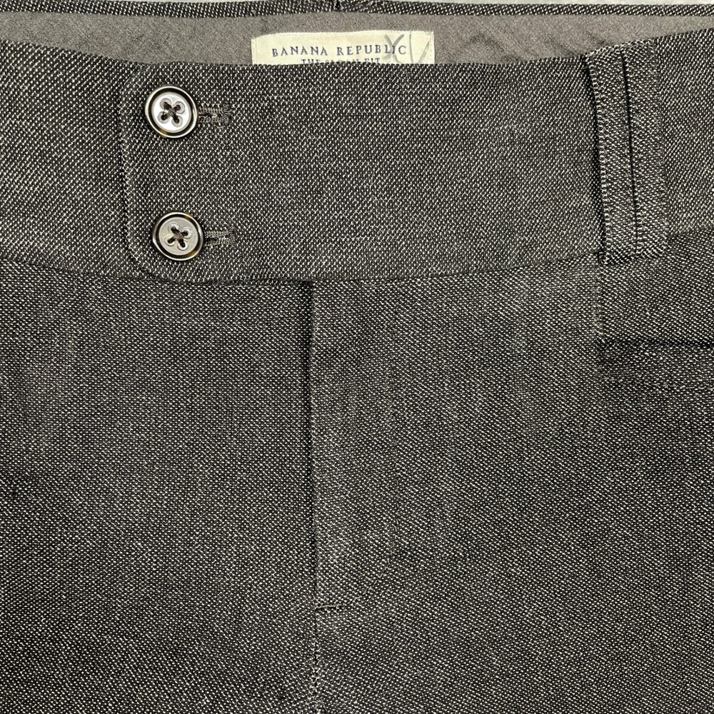 Banana Republic Sloan Fit Pants Womens Gray Bootcut Stretch Dress Trousers 8 - Picture 5 of 13